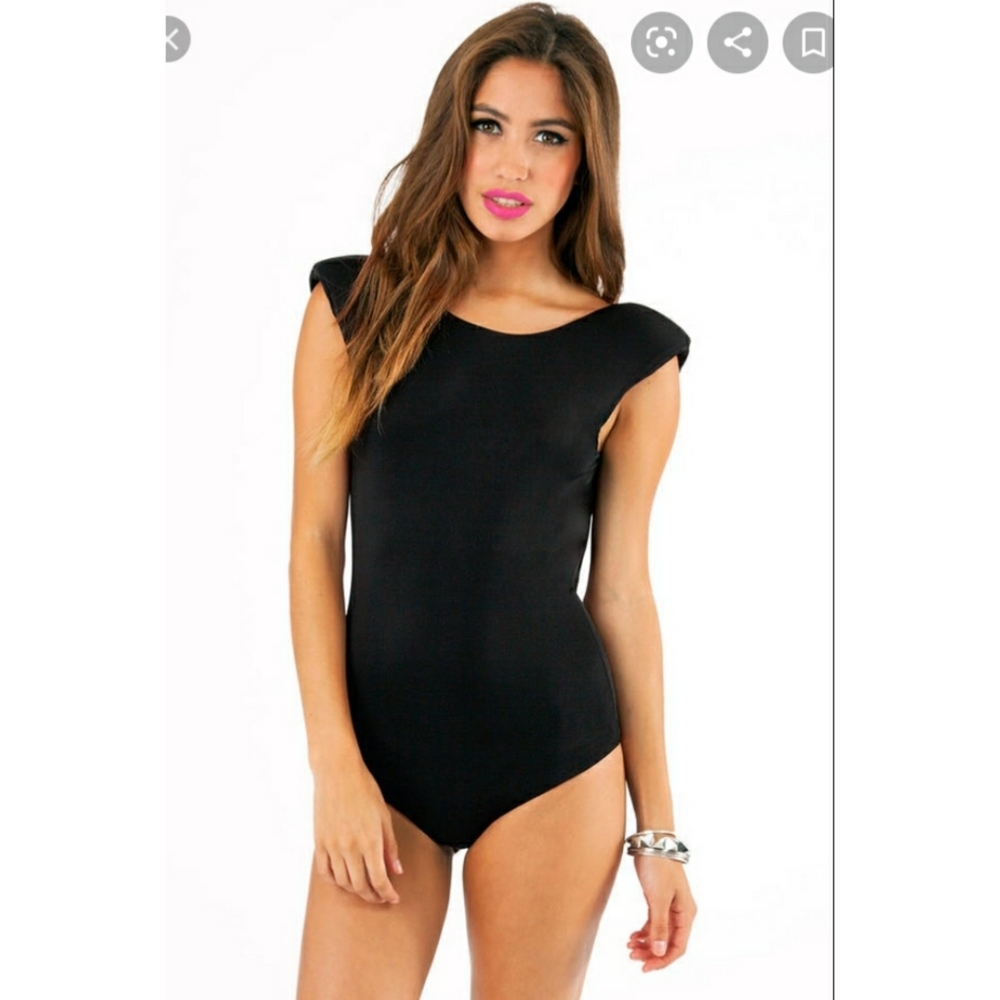 San Joy Down a Notch bodysuit scoop back padded